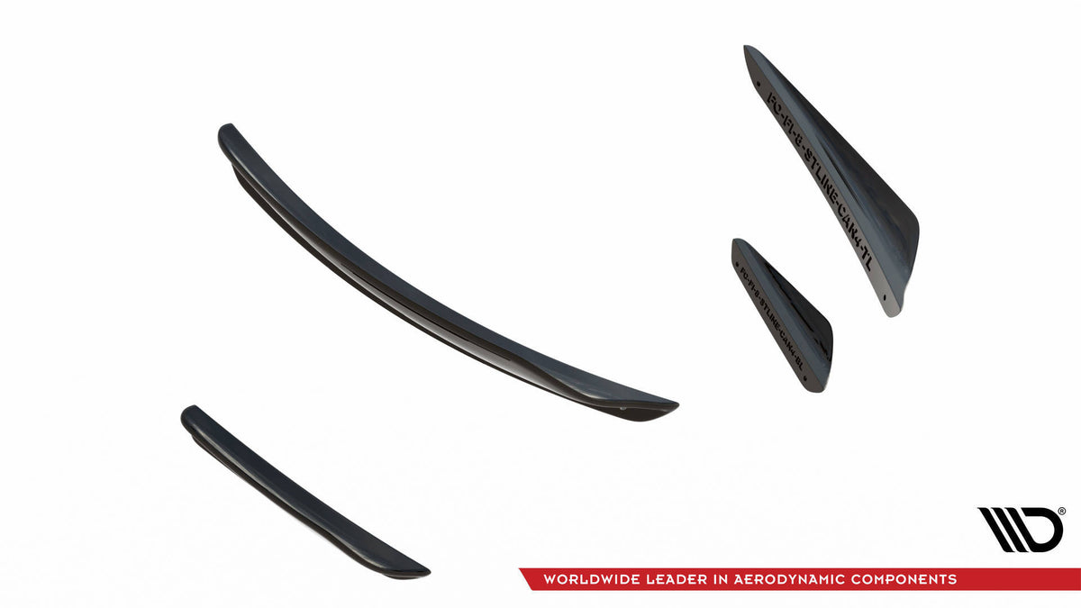 Stoßstangen Flaps Wings vorne Canards passend für V.3 Ford Fiesta Mk8 ST / ST-Line – Ansicht 6