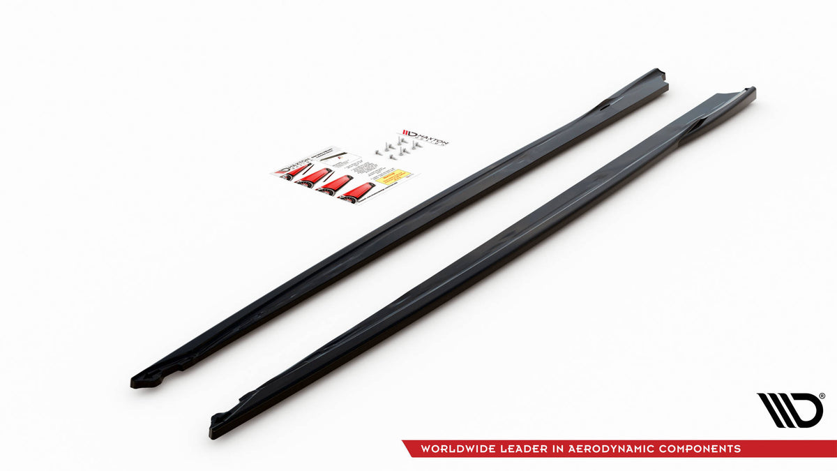 Street+ Seitenschweller Leisten passend für V.3 passend für Toyota Supra Mk5 schwarz Hochglanz – Ansicht 5