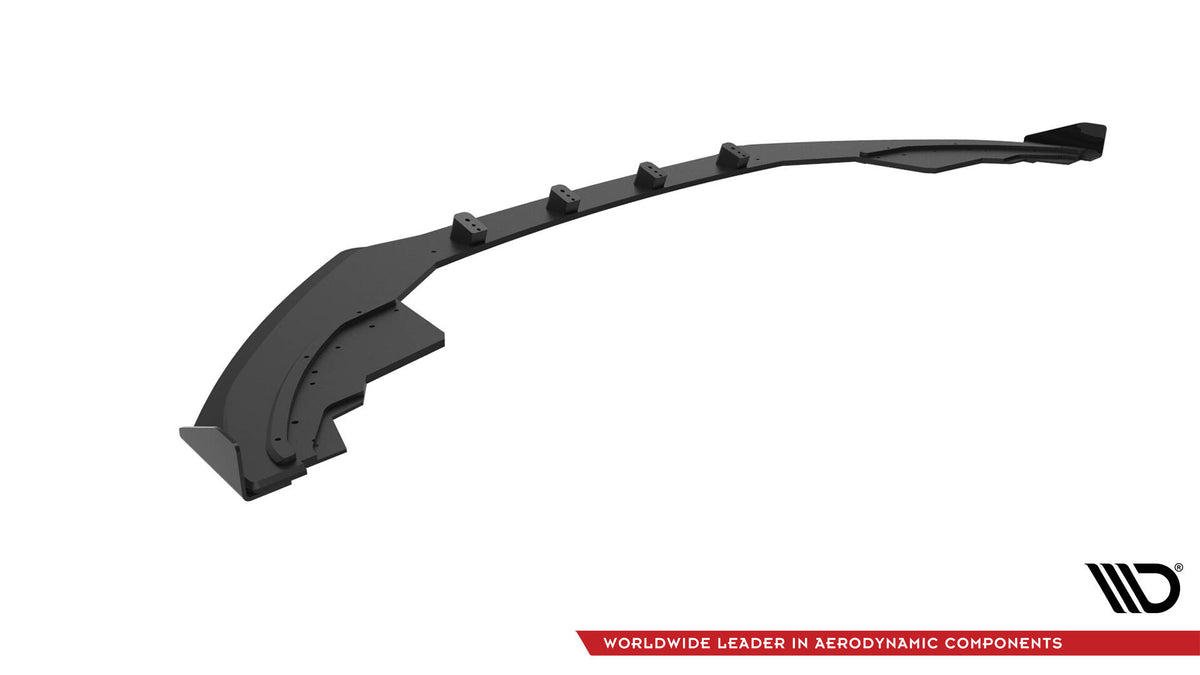 Street Pro Street+ Spoilerlippe Front Ansatz + Flaps passend für Audi S5 / A5 S-Line 8T schwarz Hochglanz – Ansicht 6