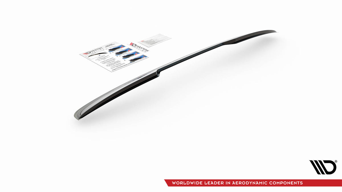 Heckscheiben Spoiler passend für Audi A3 Limousine 8Y Facelift schwarz Hochglanz – Ansicht 8