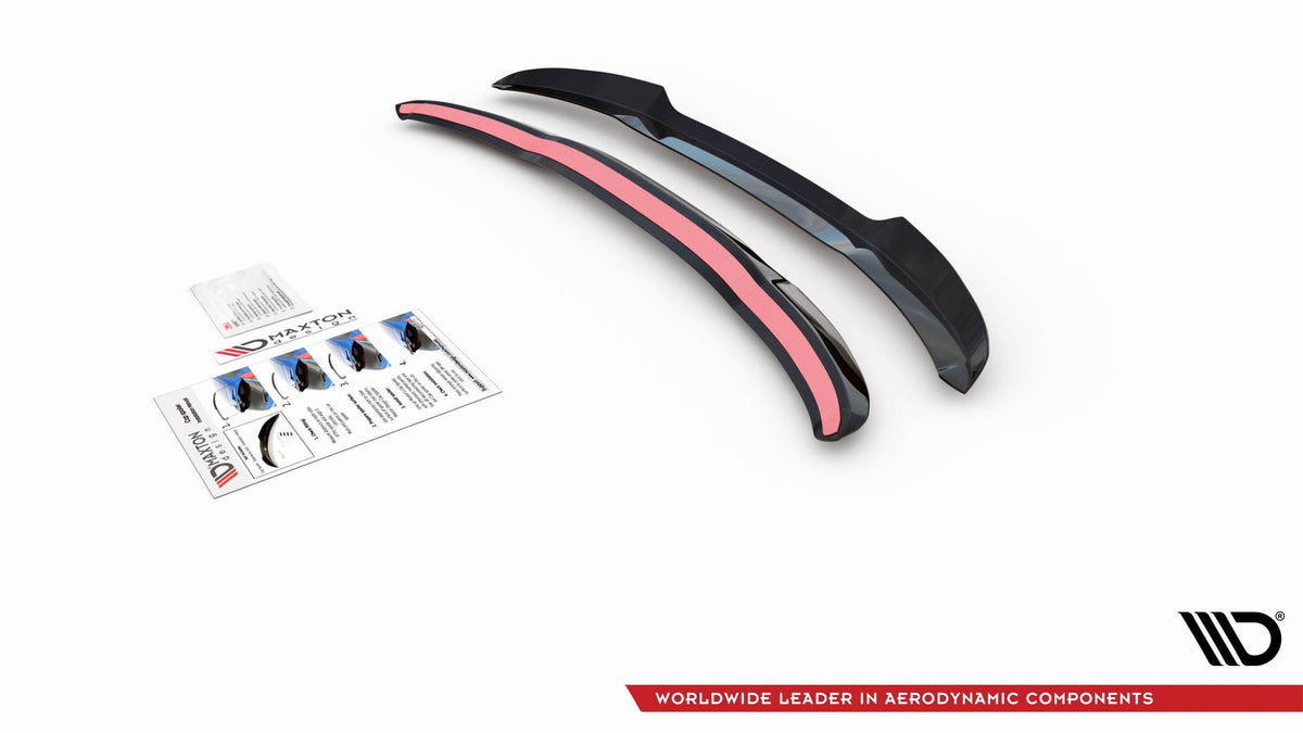 Heckspoiler Lippe Peugeot 2008 Mk2 schwarz Hochglanz – Ansicht 7
