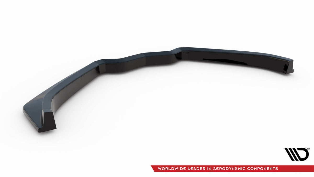 Street+ Spoilerlippe Front Ansatz V.1 passend für Chevrolet Corvette Stingray / Z06 C7 schwarz Hochglanz – Ansicht 6