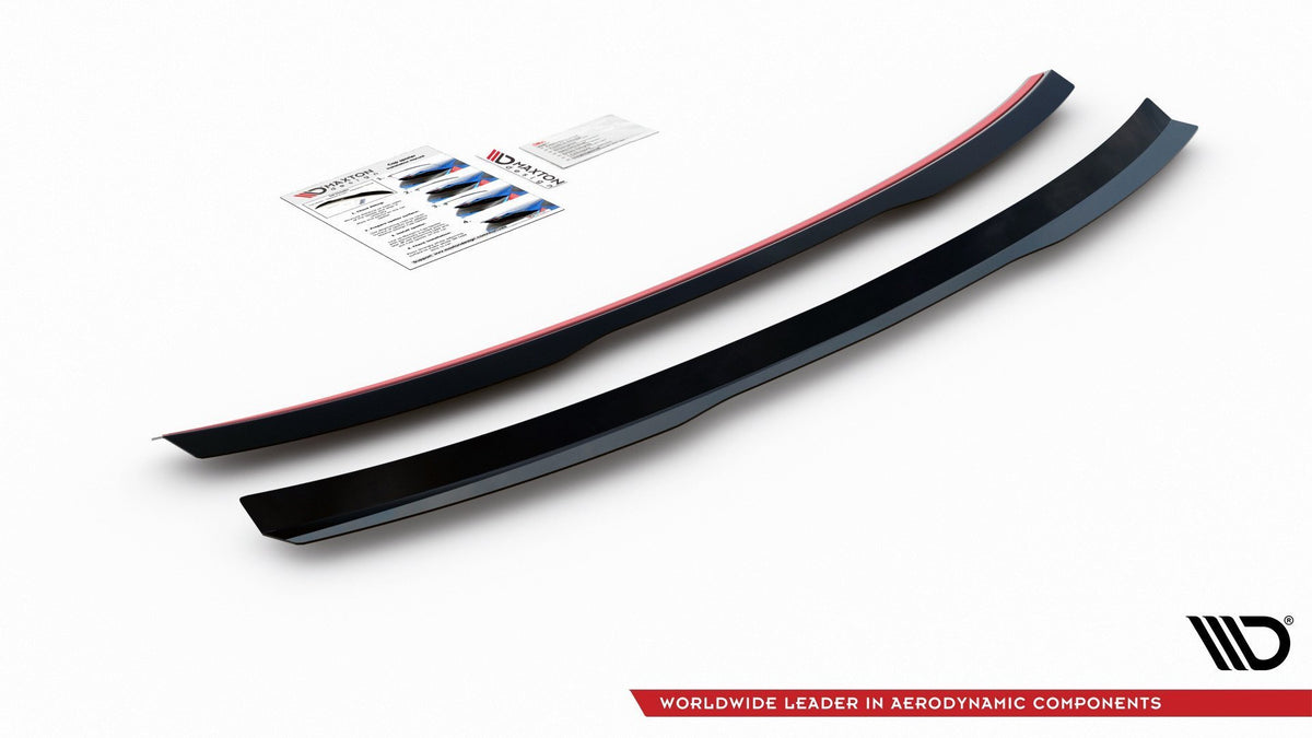 Heckspoiler Lippe Audi A4 Limousine B8 / B8 Facelift schwarz Hochglanz – Ansicht 8