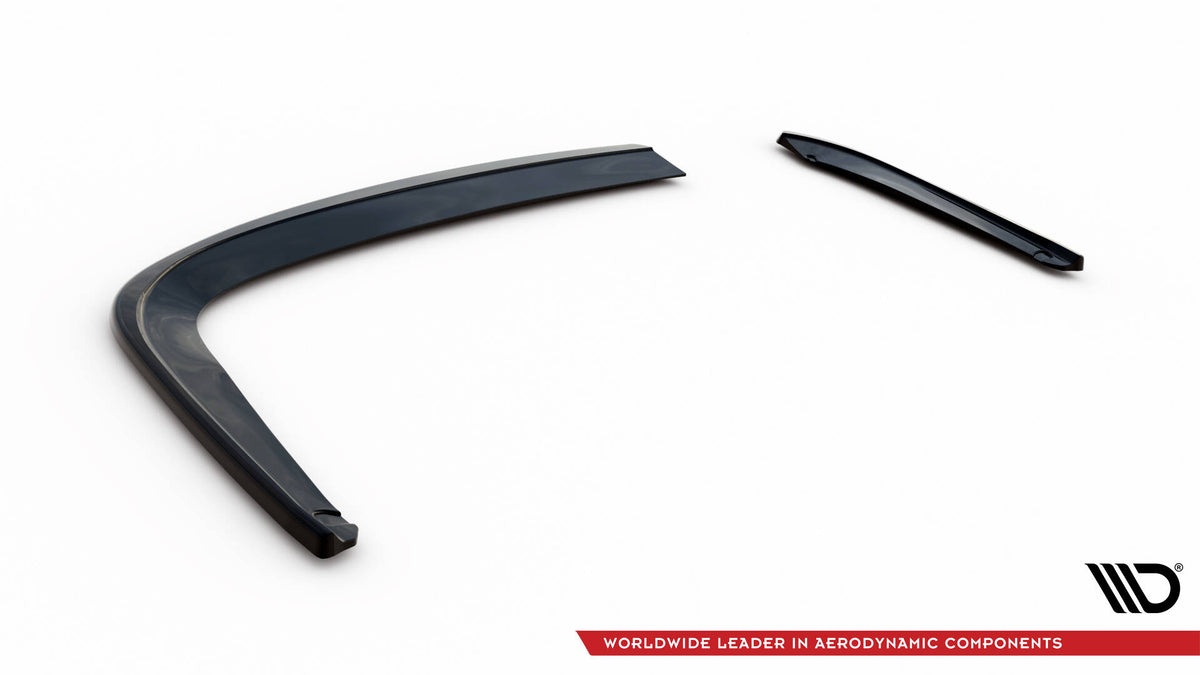 Heck Ansatz Flaps Diffusor V.3 passend für Seat Leon FR Sportstourer Mk3 schwarz Hochglanz – Ansicht 5