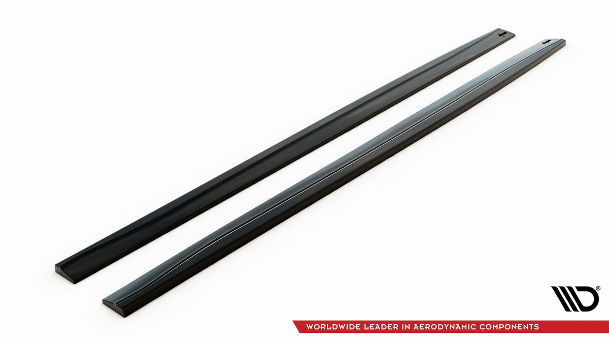 Street+ Seitenschweller Leisten passend für BMW 4er Coupe / Gran Coupe / Cabrio M-Paket F32 / F36 / F33 schwarz Hochglanz – Ansicht 6