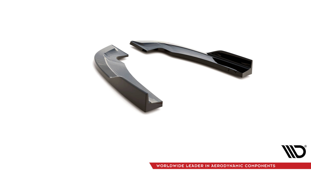 Heck Ansatz Flaps Diffusor passend für Dodge Charger SRT Mk7 Facelift schwarz Hochglanz – Ansicht 7