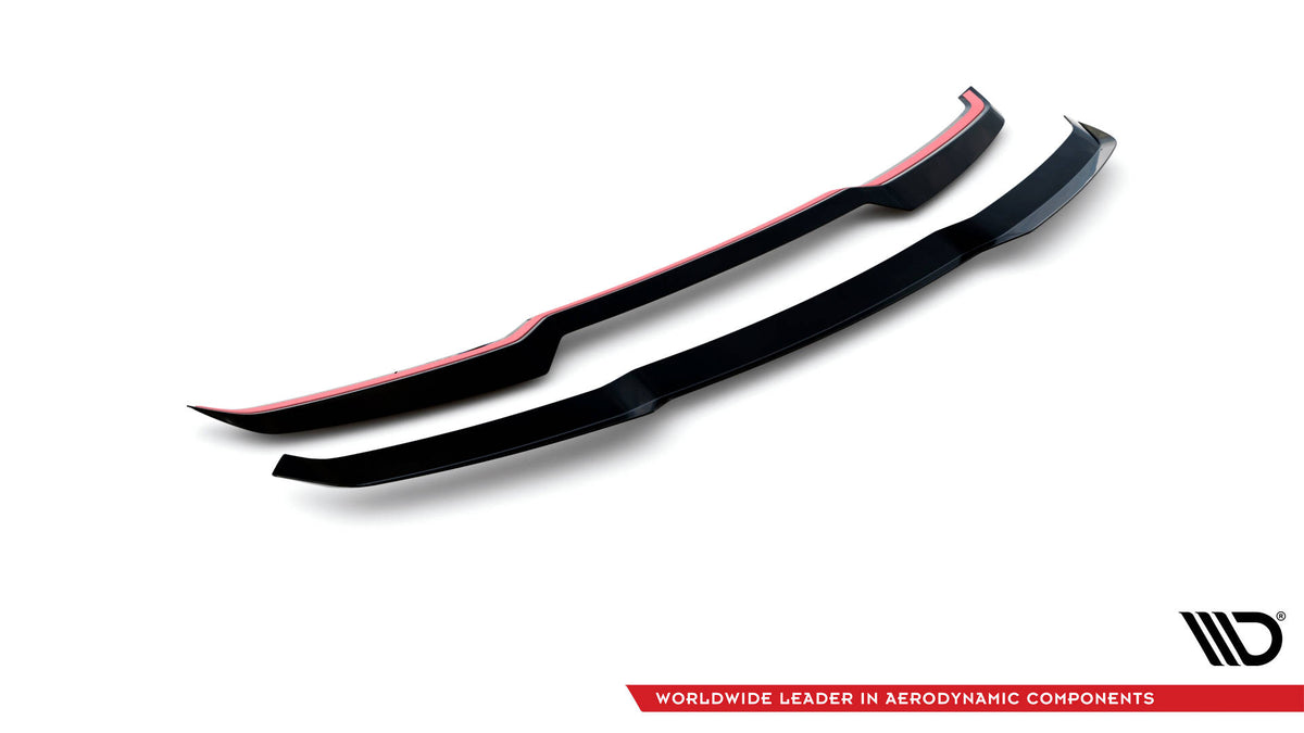 Höher Heckspoiler Lippe Audi RSQ8 Mk1 Facelift schwarz Hochglanz – Ansicht 6