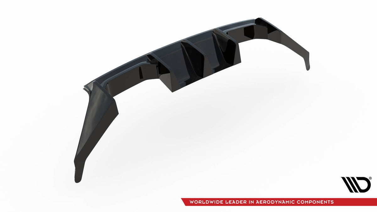 Diffusor Heck Ansatz V.1 passend für BMW M2 G87 schwarz Hochglanz – Ansicht 10