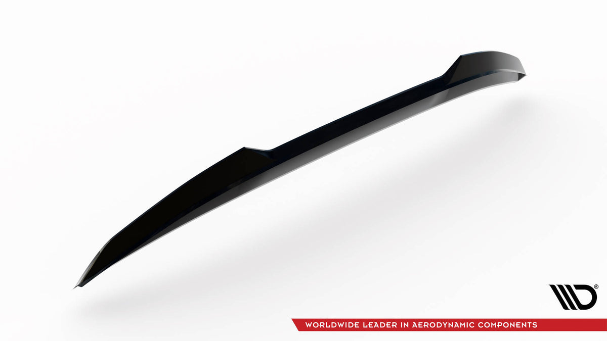 Niedriger Heckspoiler Lippe 3D Peugeot 408 Mk1 schwarz Hochglanz – Ansicht 7