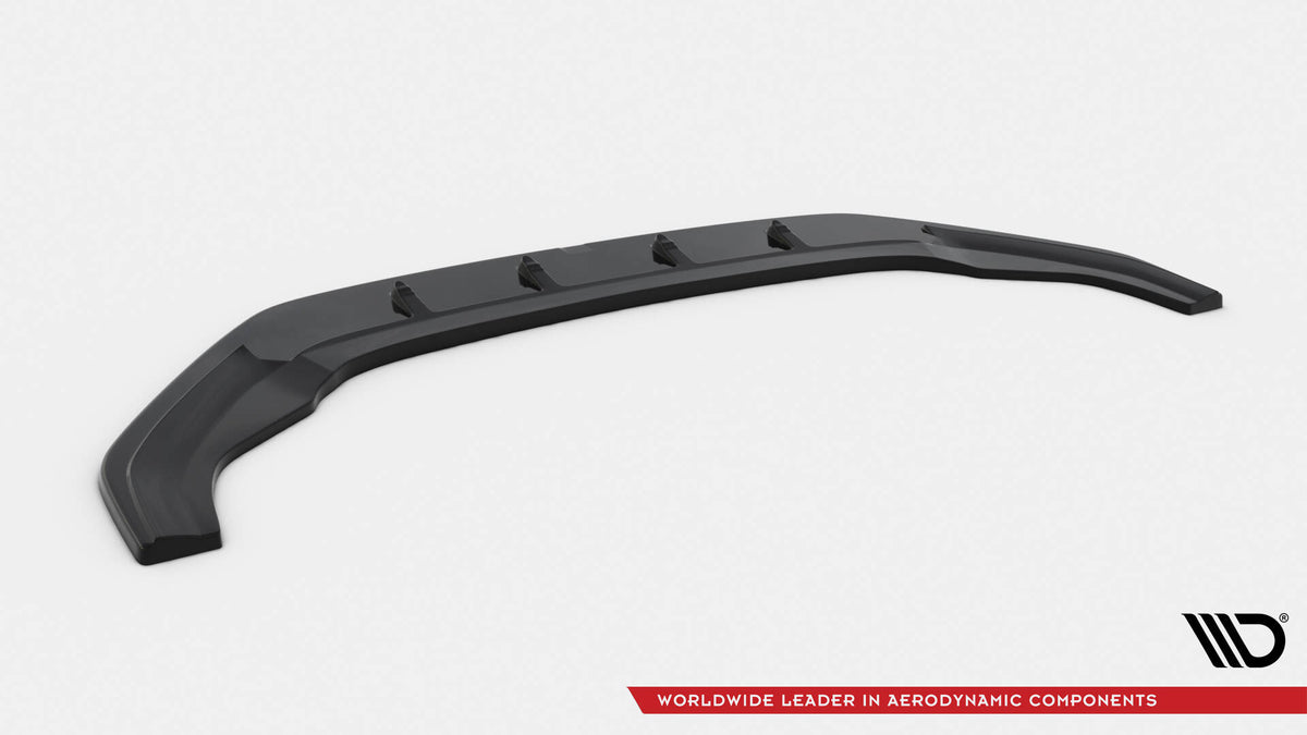 Street+ Spoilerlippe Front Ansatz V.1 passend für VW Golf GTI / GTD Mk7 Facelift schwarz Hochglanz – Ansicht 6