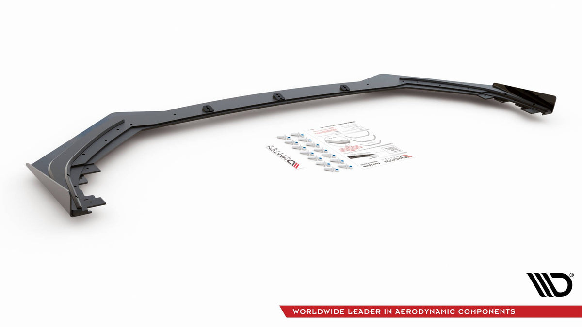 Street Pro Street+ Spoilerlippe Front Ansatz passend für + Flaps passend für Toyota GR Yaris Mk4 schwarz Hochglanz – Ansicht 7