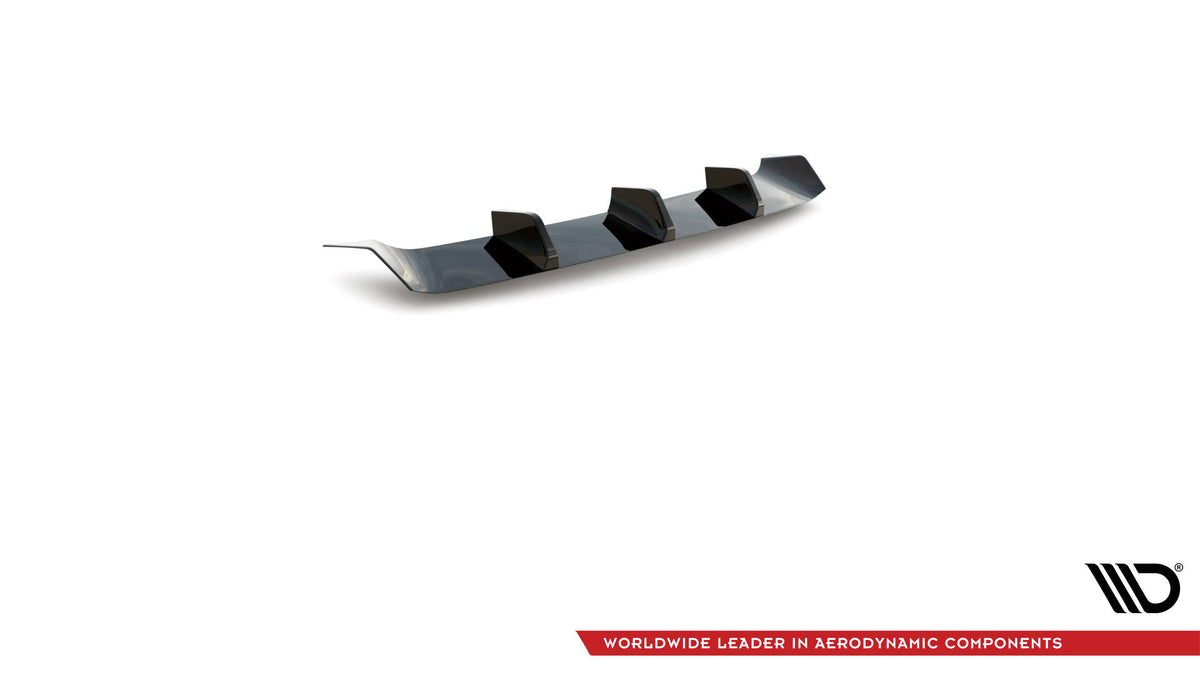 Diffusor Heck Ansatz passend für Lexus GS F Mk4 Facelift schwarz Hochglanz – Ansicht 7