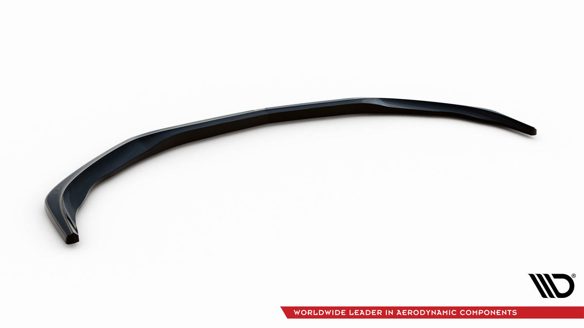 Street+ Spoilerlippe Front Ansatz V.1 passend für Mercedes-AMG C63 Limousine / Kombi W205 / S205 schwarz Hochglanz – Ansicht 6