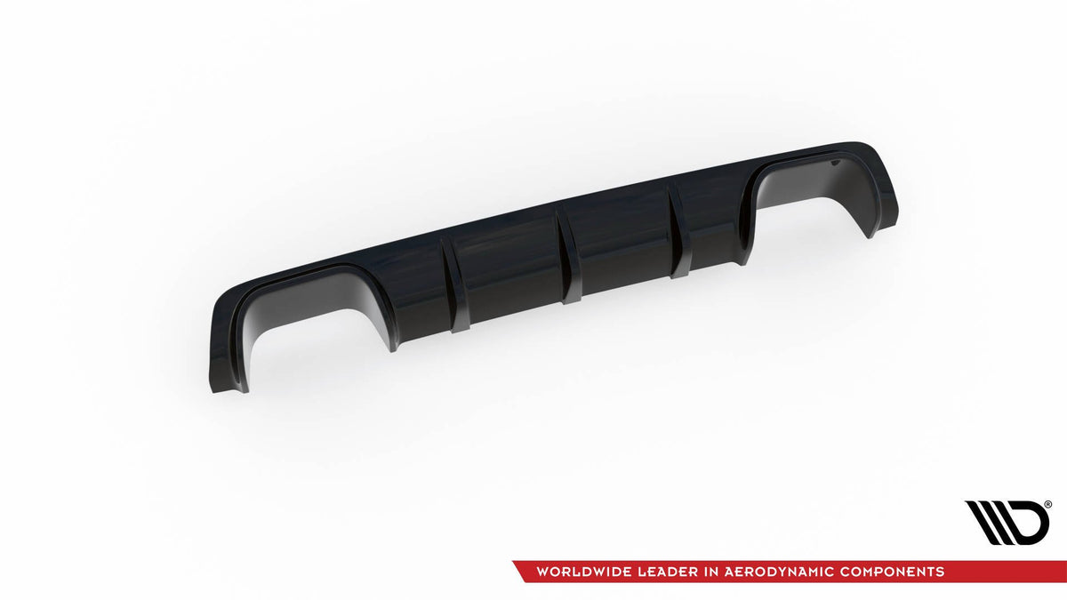 Diffusor Heck Ansatz passend für BMW M5 / 5 M-Paket E39 schwarz Hochglanz – Ansicht 10