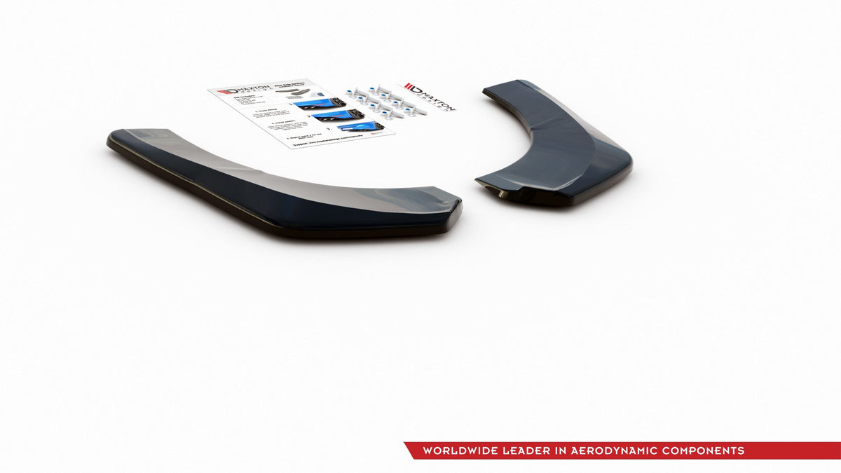 Heck Ansatz Flaps Diffusor passend für Skoda Kodiaq Sportline Mk1 / Mk1 Facelift schwarz Hochglanz – Ansicht 7