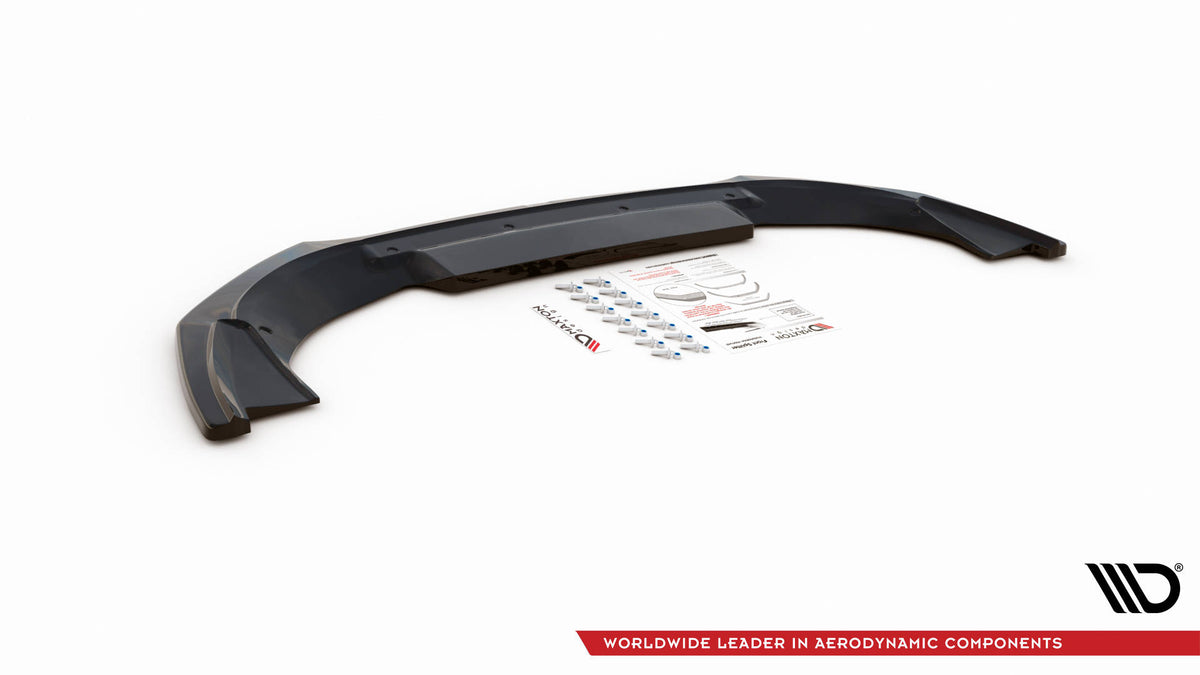 Street+ Spoilerlippe Front Ansatz passend für Abarth 595 Mk1 Facelift schwarz Hochglanz – Ansicht 5