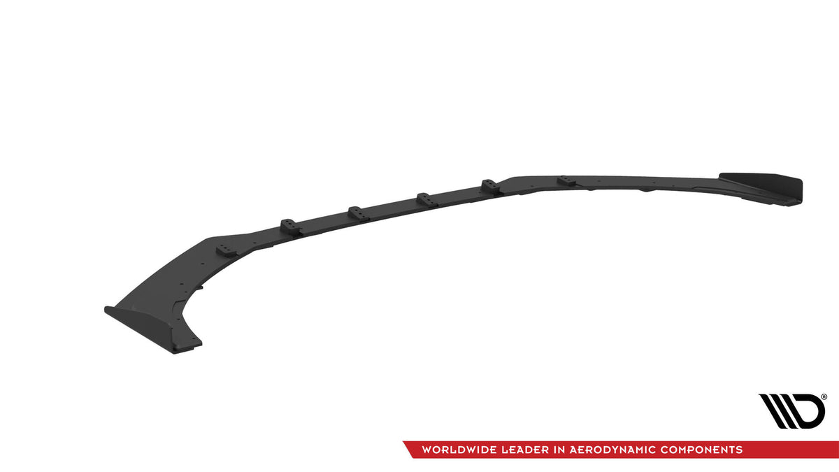 Street Pro Street+ Spoilerlippe Front Ansatz + Flaps passend für Audi S3 / A3 S-Line Limousine 8V schwarz Hochglanz – Ansicht 7