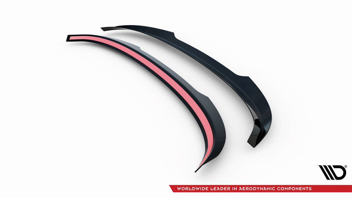 Heckspoiler Lippe Audi A3 Sportback 8V Facelift schwarz Hochglanz – Ansicht 6