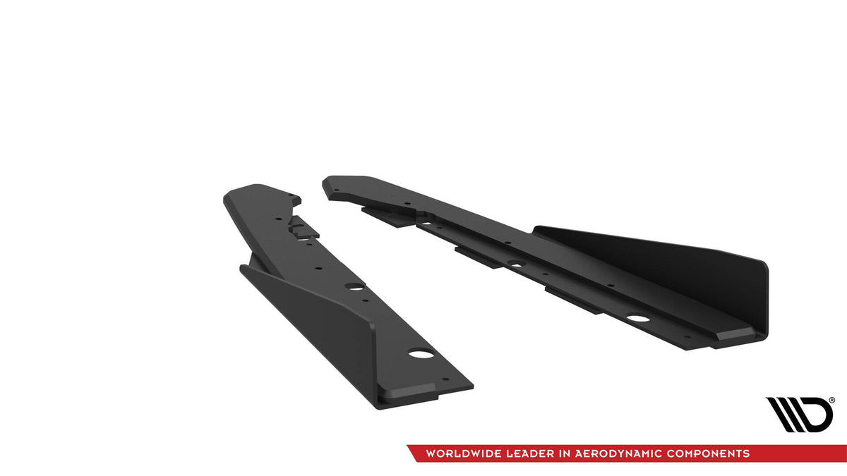 Street Pro Heck Ansatz Flaps Diffusor + Flaps passend für Kia Proceed GT Mk1 Facelift schwarz Hochglanz – Ansicht 6