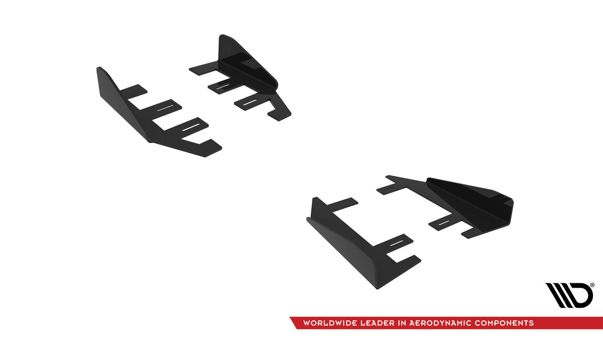 Side Flaps BMW 4er Coupe / Gran Coupe / Cabrio M-Paket F32 / F36 / F33 schwarz Hochglanz – Ansicht 6