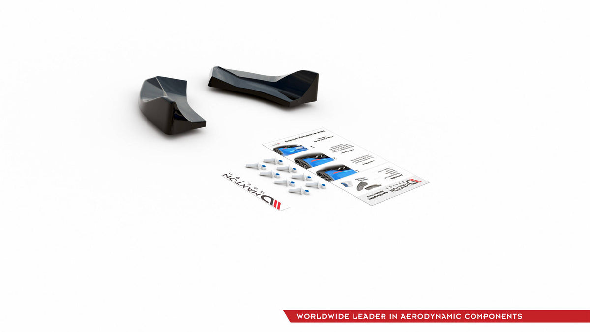 Heck Ansatz Flaps Diffusor V.1 passend für Ford Fiesta ST Mk8 schwarz Hochglanz – Ansicht 7