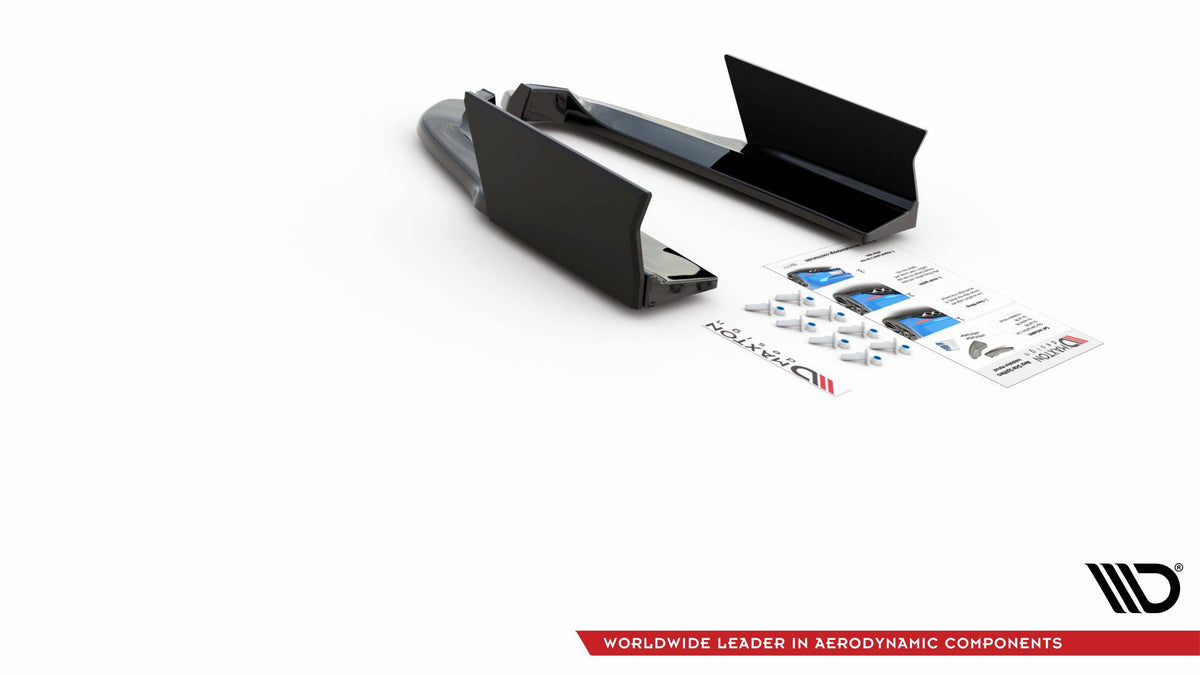 Heck Ansatz Flaps Diffusor V.1 + Flaps passend für Ford Mustang GT Mk6 Facelift – Ansicht 7