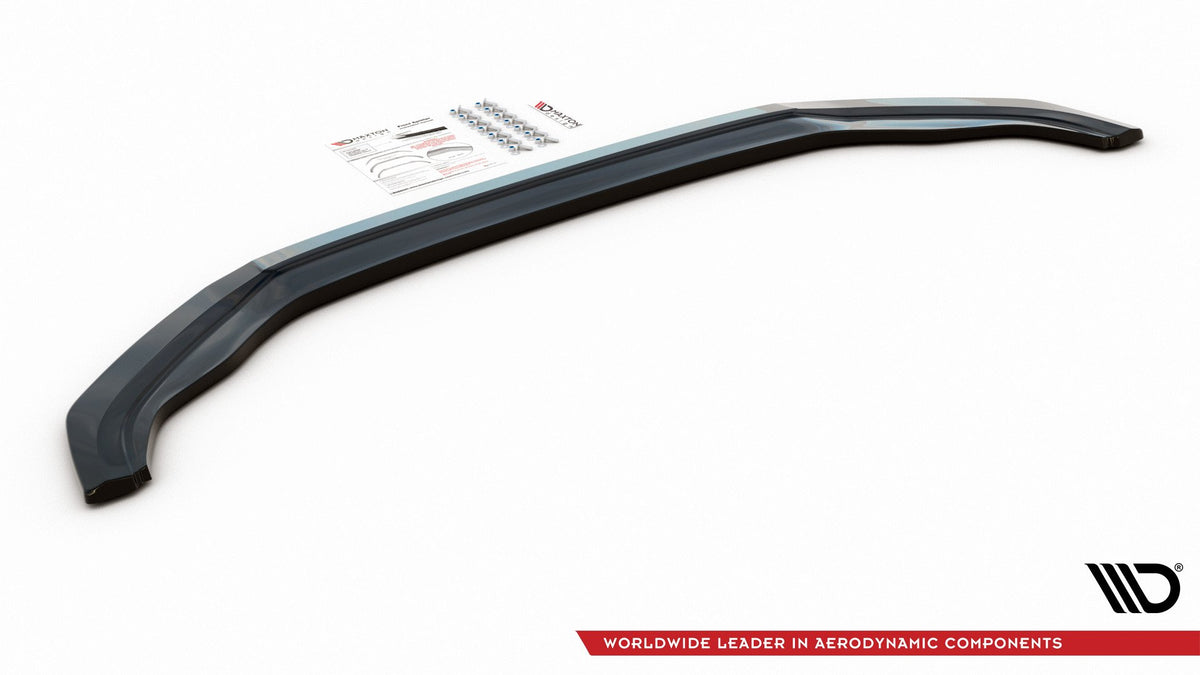 Street+ Spoilerlippe Front Ansatz V.2 passend für VW Golf GTI / GTD Mk7 schwarz Hochglanz – Ansicht 8