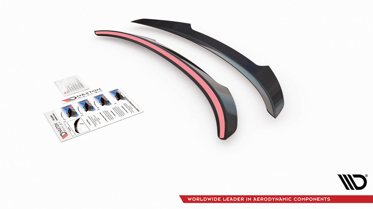 Heckspoiler Lippe Maserati Ghibli Modena Mk3 Facelift schwarz Hochglanz – Ansicht 5