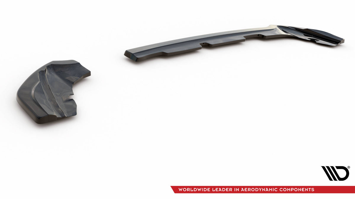 Heck Ansatz Flaps Diffusor passend für Ford Puma ST-Line Mk1 schwarz Hochglanz – Ansicht 8