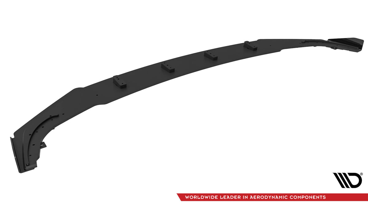 Street Pro Street+ Spoilerlippe Front Ansatz + Flaps passend für BMW 2 Coupe G42 schwarz Hochglanz – Ansicht 6