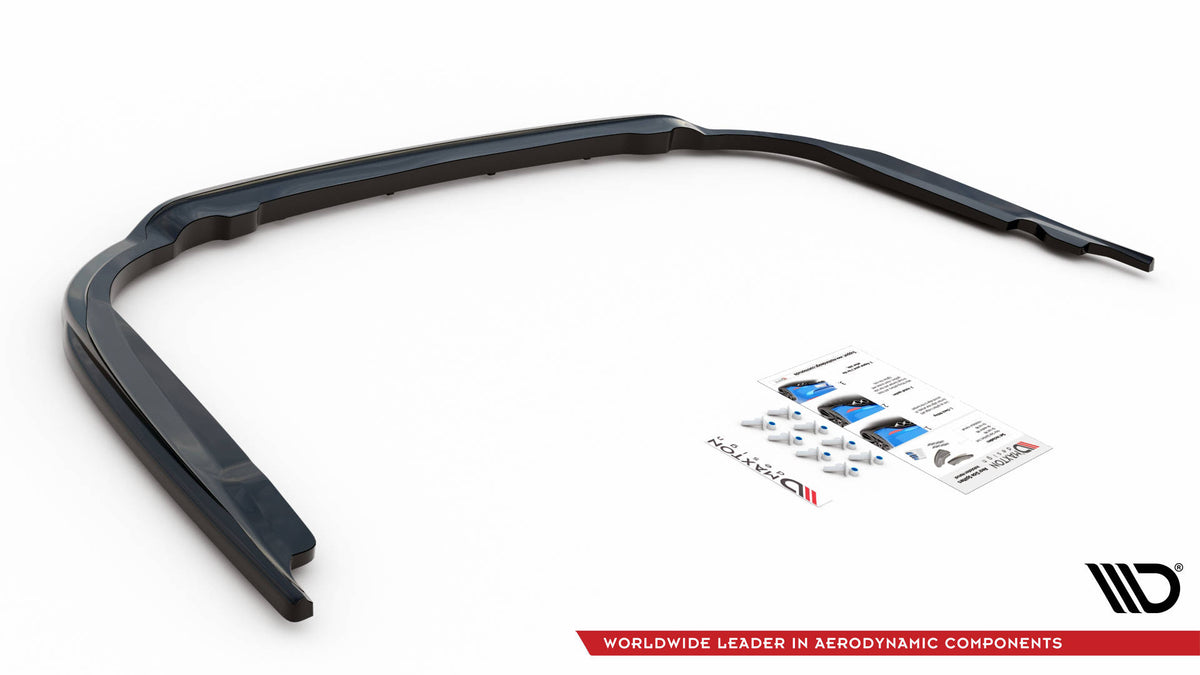 Street+ Mittlerer Diffusor RACE passend für Toyota Avensis Wagon Mk3 Facelift schwarz Hochglanz – Ansicht 5