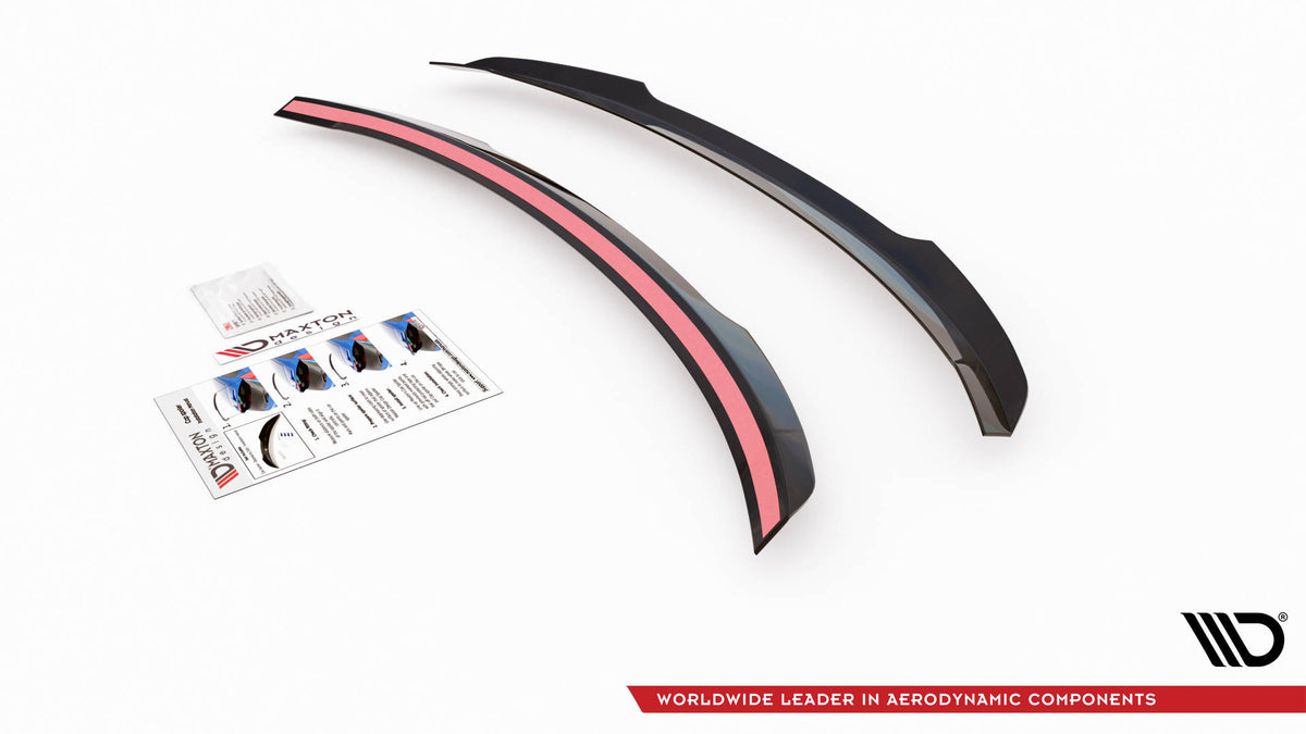 Heckspoiler Lippe Ford Mondeo Mk5 schwarz Hochglanz – Ansicht 5