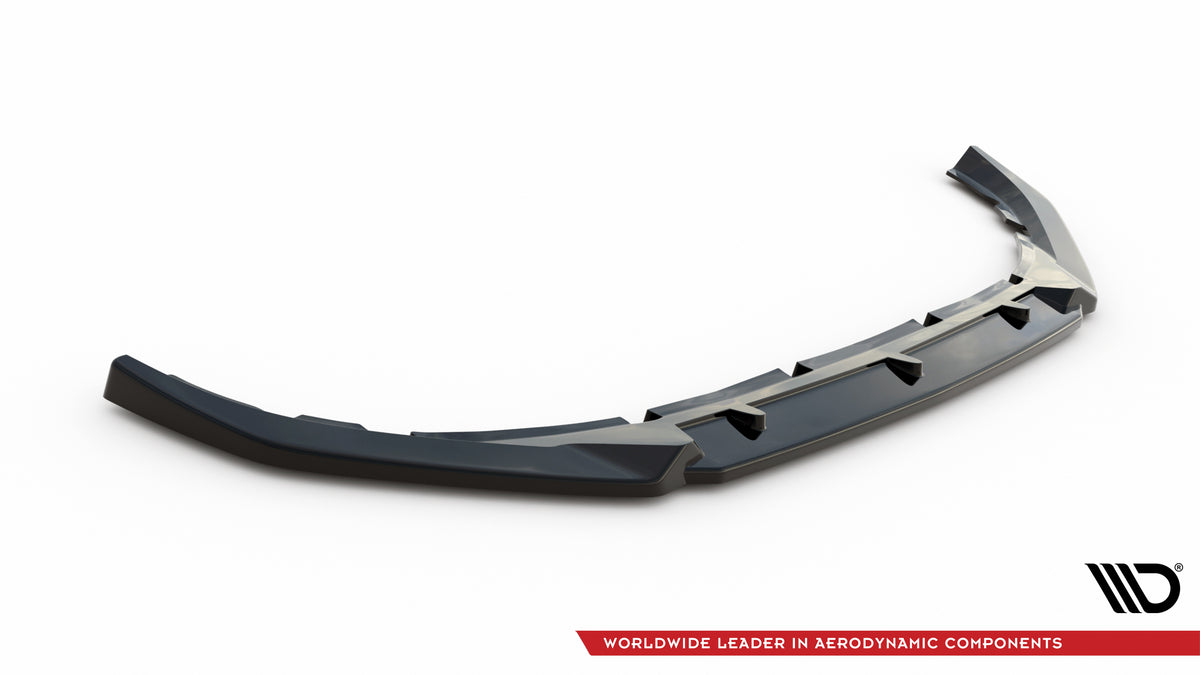 Street+ Spoilerlippe Front Ansatz V.1 passend für Volvo S60/V60 R-Design Mk3 schwarz Hochglanz – Ansicht 5