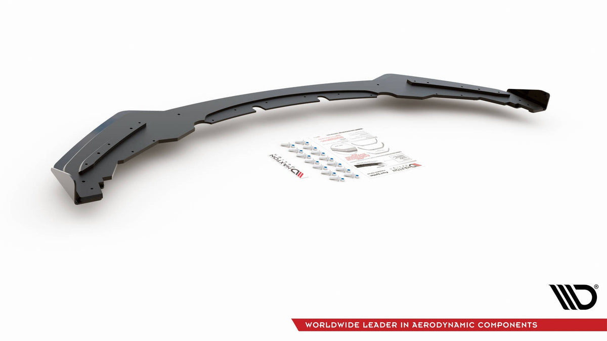 Street Pro Street+ Spoilerlippe Front Ansatz passend für + Flaps passend für BMW M135i F20 schwarz Hochglanz – Ansicht 7
