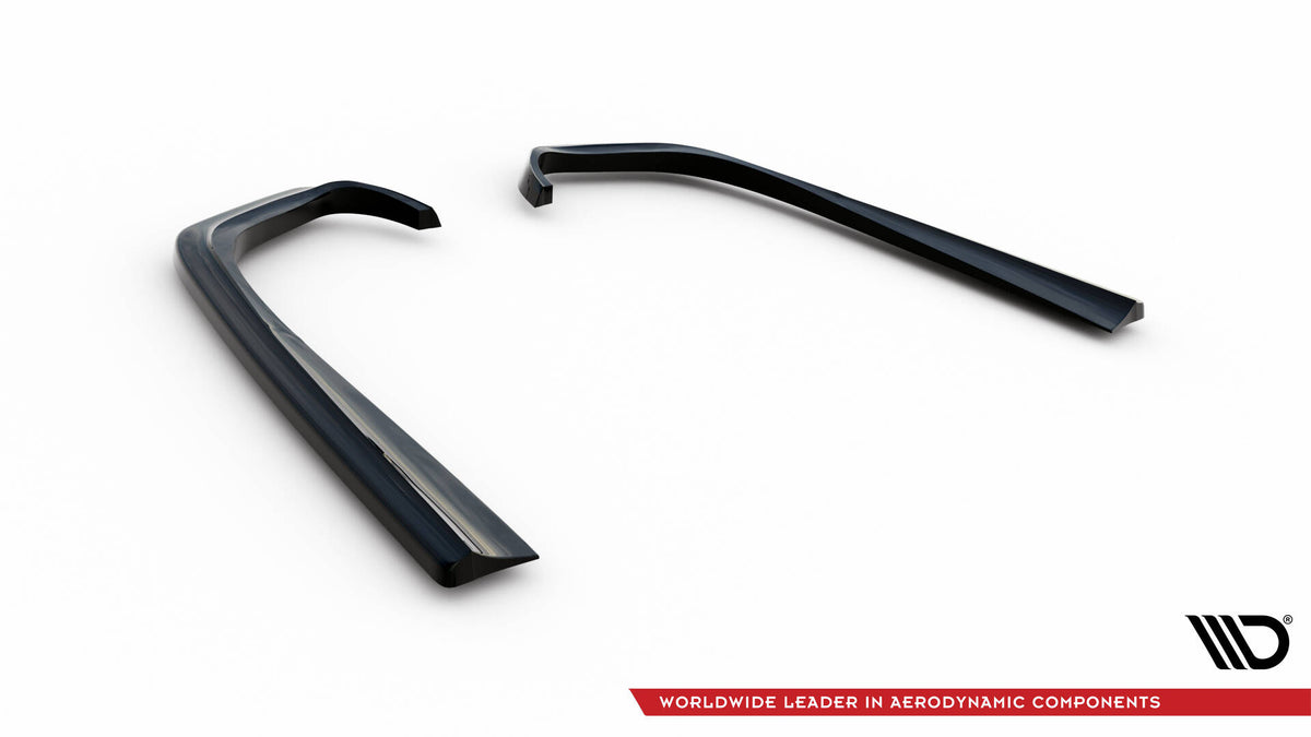 Heck Ansatz Flaps Diffusor passend für Mercedes-Benz E-Klasse W213 Coupe(C238) / Cabriolet (A238) AMG-Line schwarz Hochglanz – Ansicht 8