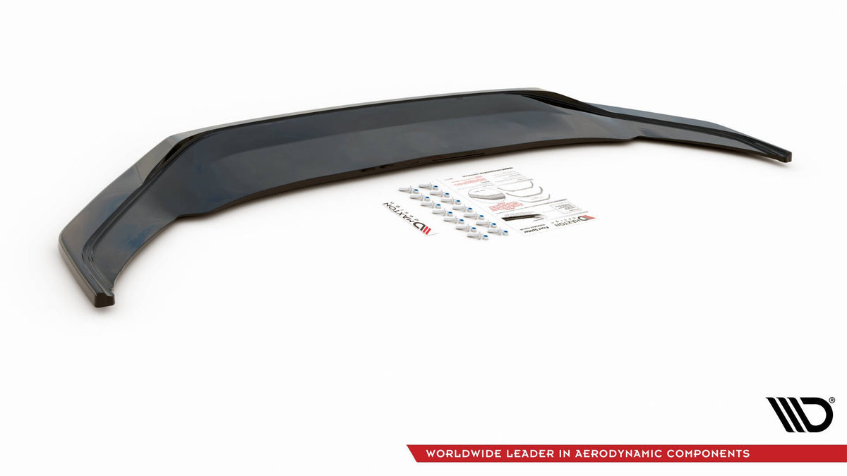 Street+ Spoilerlippe Front Ansatz V.3 passend für VW Arteon R-Line Limousine / Shooting Brake Mk1 Facelift schwarz Hochglanz – Ansicht 6