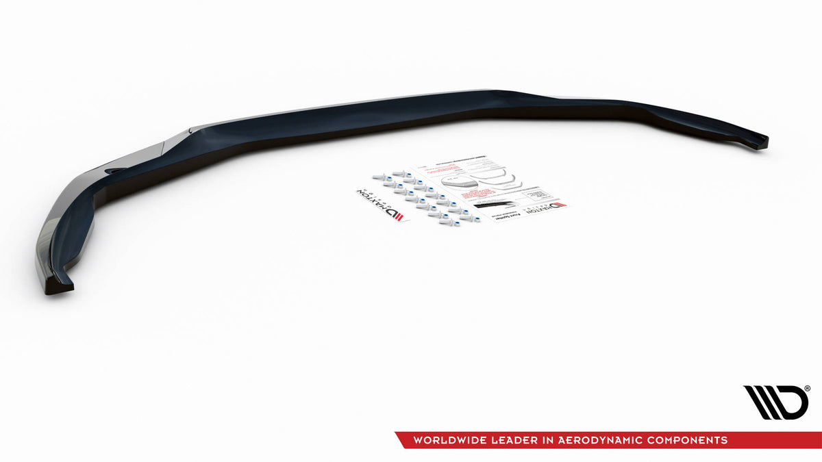 Street+ Spoilerlippe Front Ansatz V.2 passend für BMW M5 F90 Facelift schwarz Hochglanz – Ansicht 6