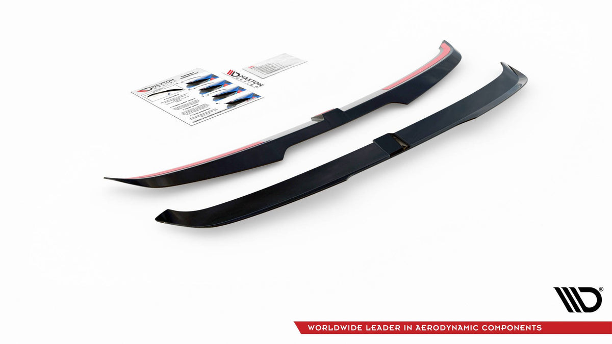 Heckspoiler Lippe V.2 Audi RS3 / S3 / A3 S-Line Sportback 8Y / 8Y Facelift schwarz Hochglanz – Ansicht 5