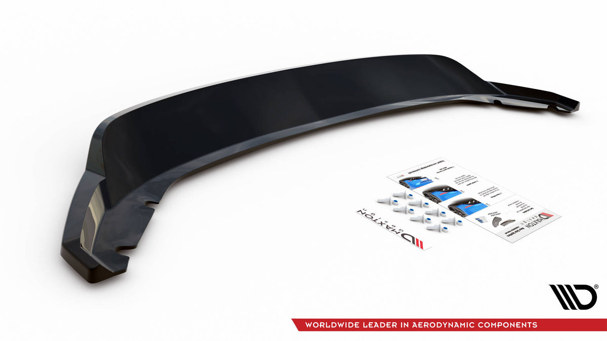 Street+ Mittlerer Diffusor RACE passend für Seat Leon Hatchback Mk3 schwarz Hochglanz – Ansicht 5