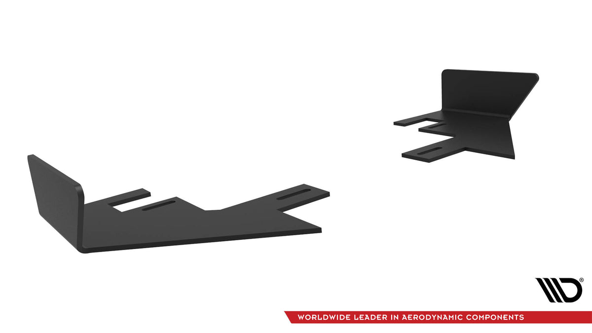 Hintere Seiten Flaps passend für Audi TT S 8S Facelift schwarz Hochglanz – Ansicht 6