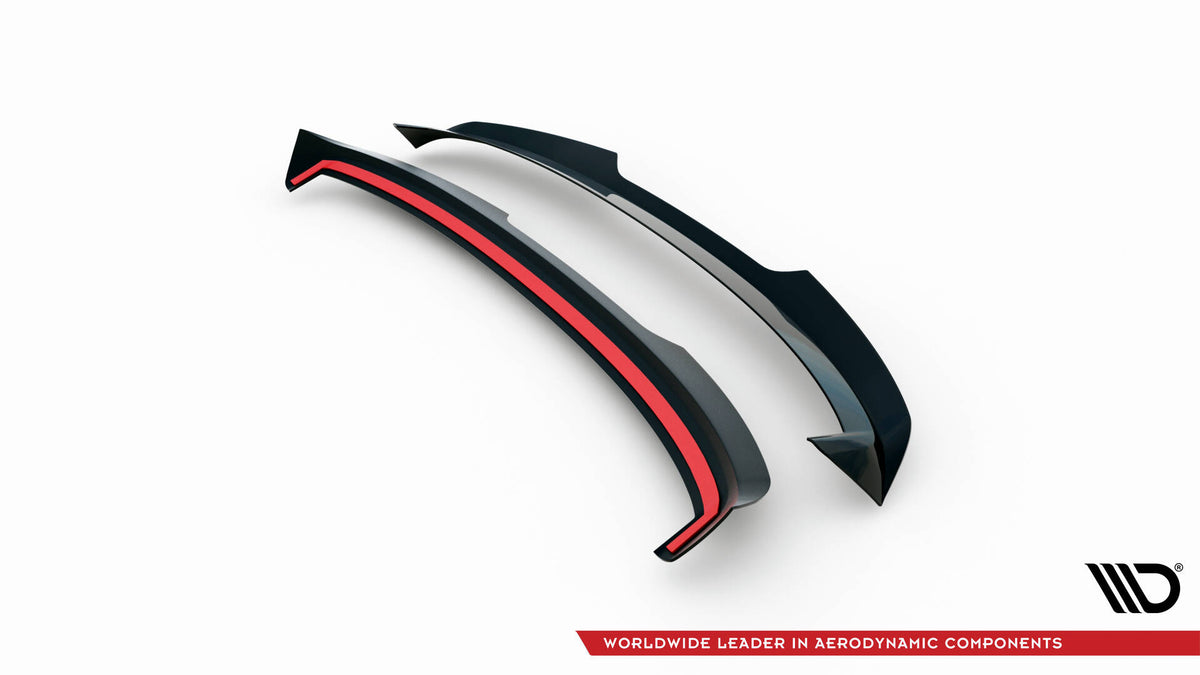Heckspoiler Lippe Skoda Fabia Hatchback Mk3 schwarz Hochglanz – Ansicht 7