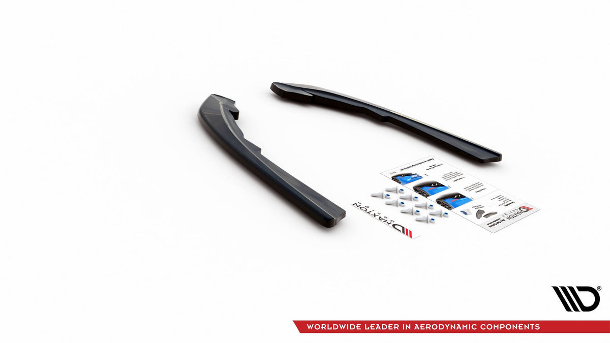 Heck Ansatz Flaps Diffusor passend für BMW 3er Limousine G20 schwarz Hochglanz – Ansicht 6