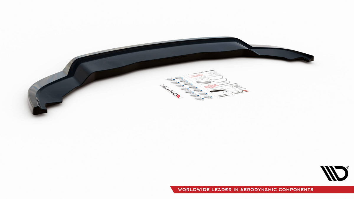 Street+ Spoilerlippe Front Ansatz V.1 passend für Dodge Durango RT / SRT Mk3 Facelift schwarz Hochglanz – Ansicht 6