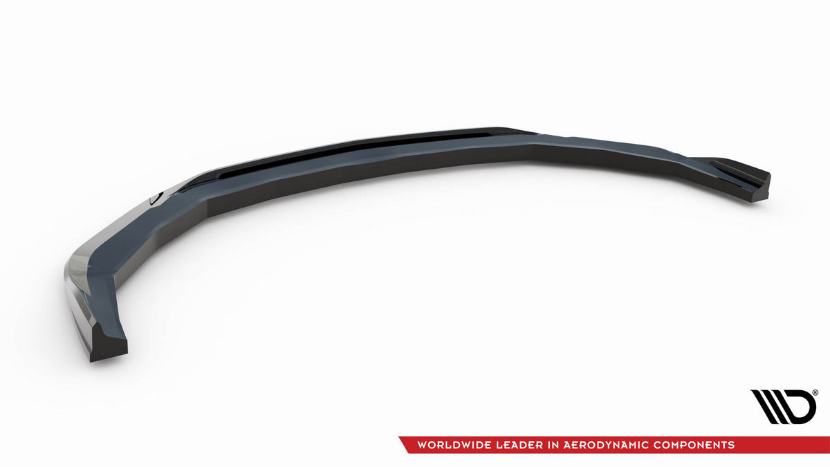 Street+ Spoilerlippe Front Ansatz V.1 passend für Ford Mustang GT Mk7 schwarz Hochglanz – Ansicht 6