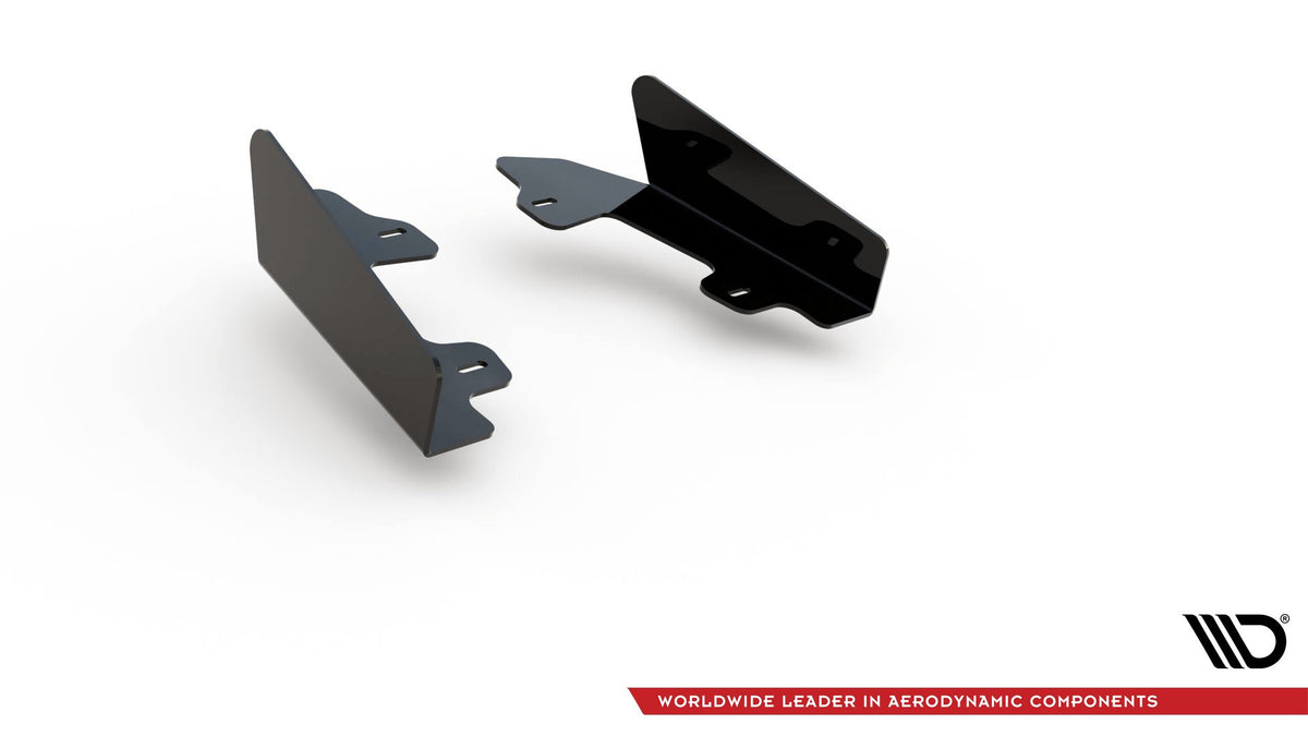 Hintere Seiten Flaps passend für Audi RS3 8V Sportback schwarz Hochglanz – Ansicht 7