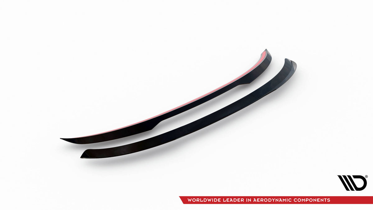 Heckspoiler Lippe Fiat 500X Sport Mk1 Facelift schwarz Hochglanz – Ansicht 6