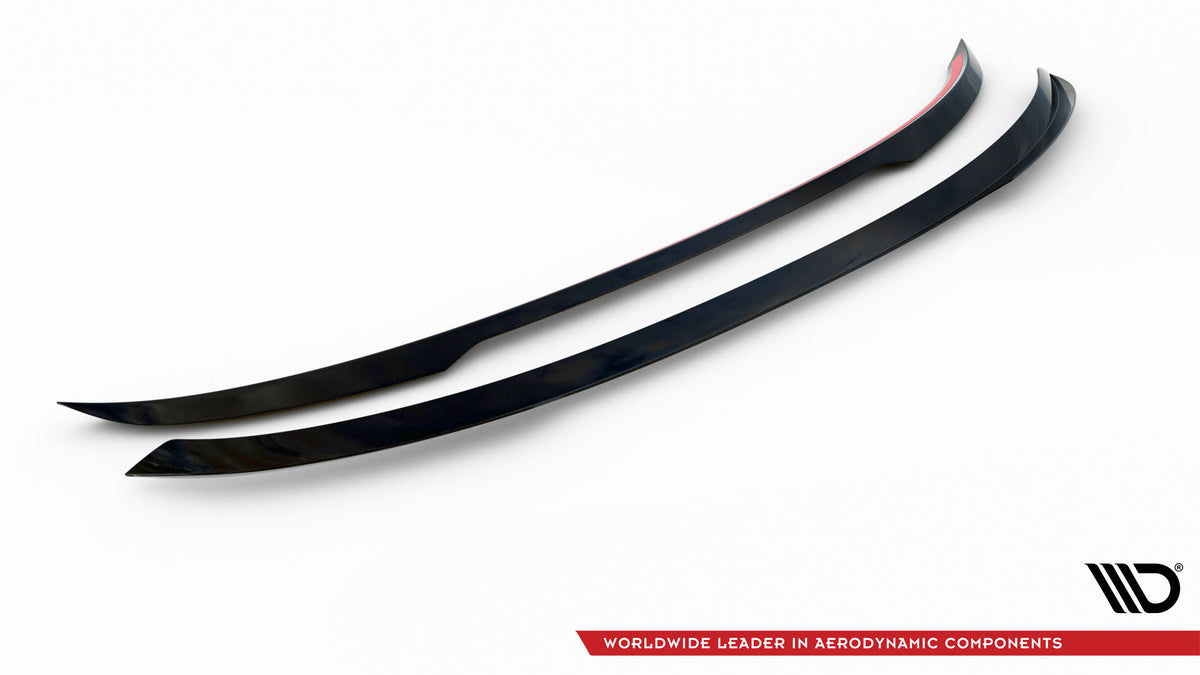 Niedriger Heckspoiler Lippe Audi SQ5 / Q5 S-Line Sportback Mk2 Facelift schwarz Hochglanz – Ansicht 6