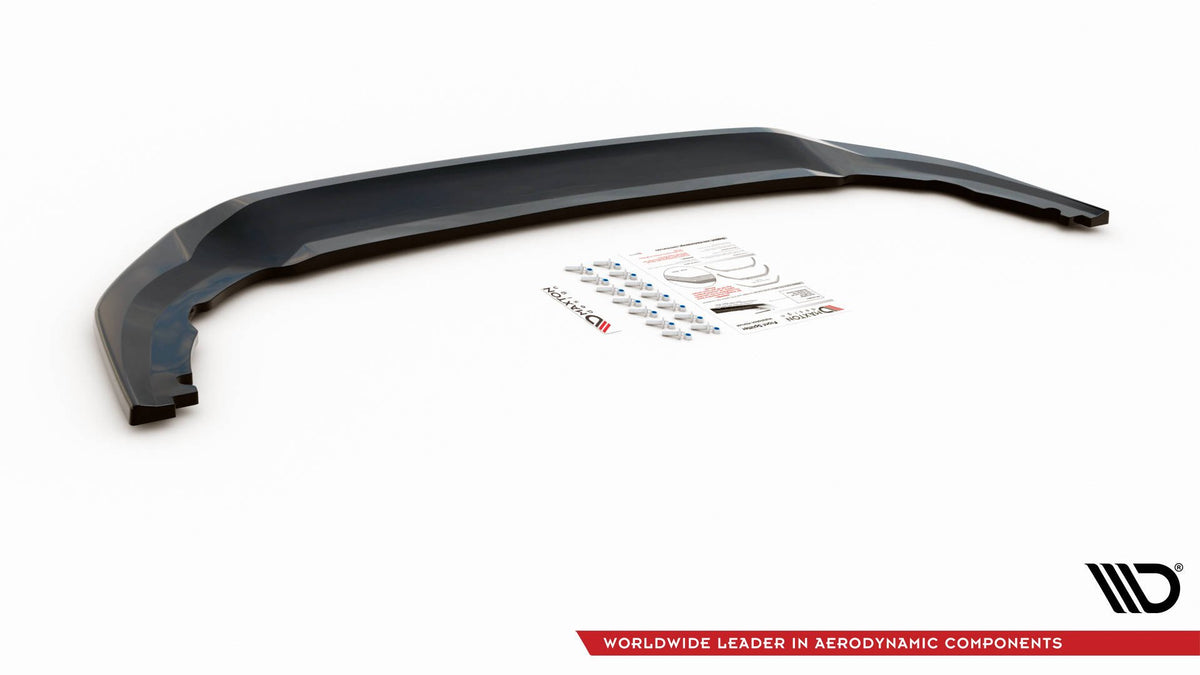 Street+ Spoilerlippe Front Ansatz V.3 passend für VW Golf GTI Clubsport Mk8 schwarz Hochglanz – Ansicht 6