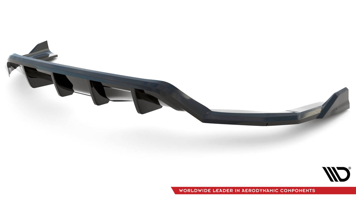Street+ Mittlerer Diffusor RACE passend für BMW X6 M-Paket F16 schwarz Hochglanz – Ansicht 9