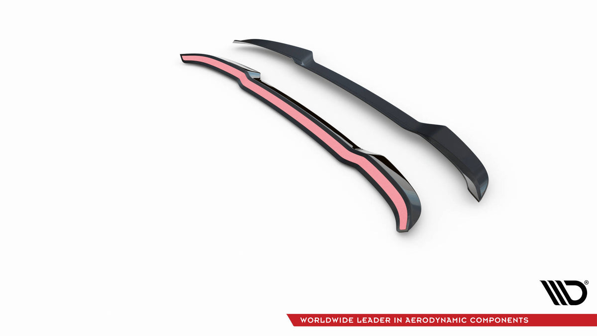 Höher Heckspoiler Lippe Audi SQ5 / Q5 S-Line Sportback Mk2 Facelift schwarz Hochglanz – Ansicht 6